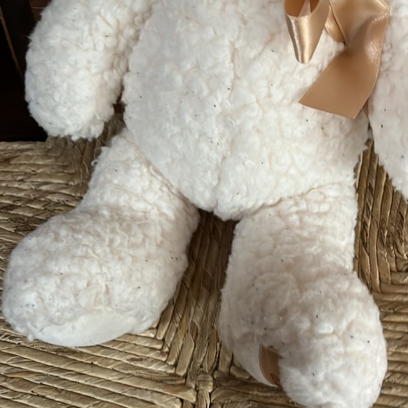 Aurora® Snuggly Ashford Bear™ Stuffed Animal Comforting Companion White - Picture 5 of 8